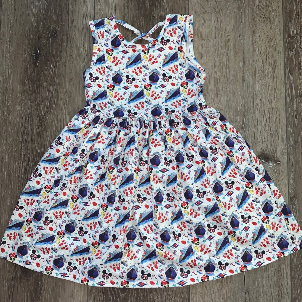 Disney cruise themed dress